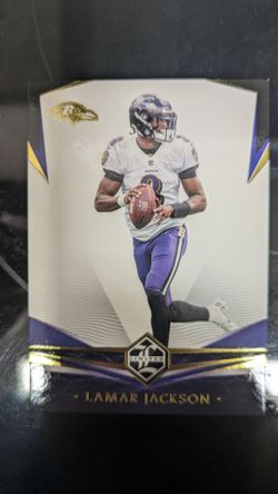 Lamar Jackson, Goff, Watt, Darnold Panini Limited NFL Trading Card