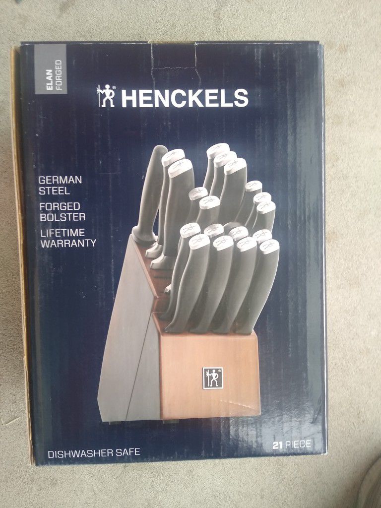 Henckles  21 Piece German Made Elan Forged Knife Set (MAKE ME AN OFFER SO WE CAN DO A DEAL)