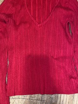 Long Sleeve Red Shirt