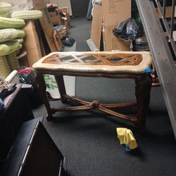 The AICO by Michael Amini Tuscano sofa table (or console table) 