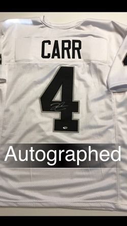 Derek Carr AUTOGRAPHED Raiders jersey