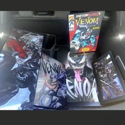 Venom Framed Art  Marvel Comic Poster