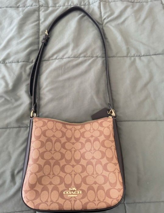 Coach Jade Shoulder Bag and Coach Ellie File Bag (Bundle)