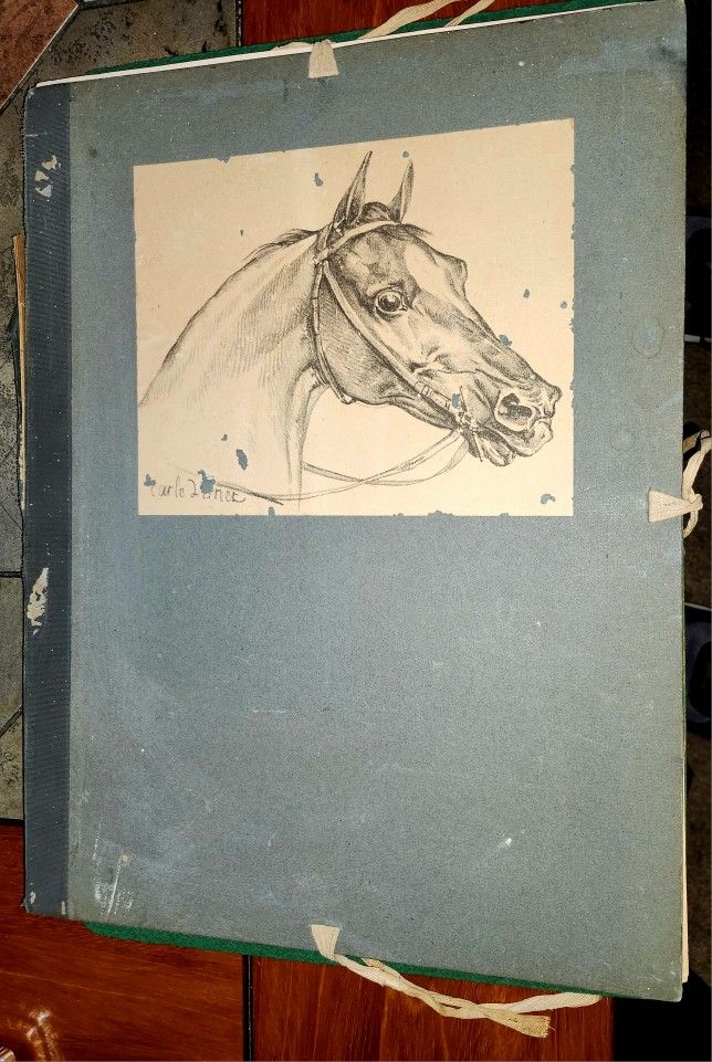 Rare! Carle Vernet Portfolio Of Equestrian Lithographs 1948