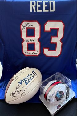 Andre Reed signed memorabilia