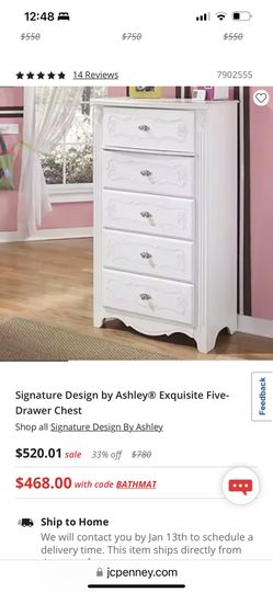 Exquisite White Dresser From Ashley’s Furniture