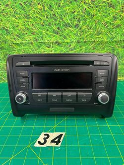 08-10 AUDI TT AUDIO RADIO RECEIVER AM FM CD PLAYER UNIT  OEM