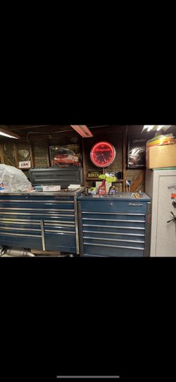 Snap On 68” + 40” Box Supersonic Blue + 2k+ Worth Of Tools