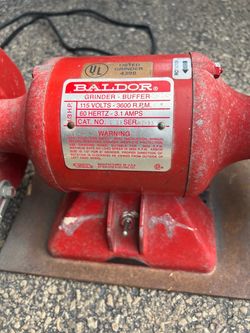 Baldor industrial grinder and buffer 612R