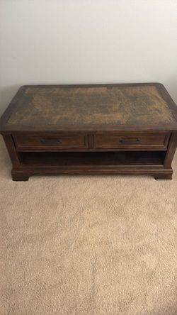 Modern Coffee Table with wood finish