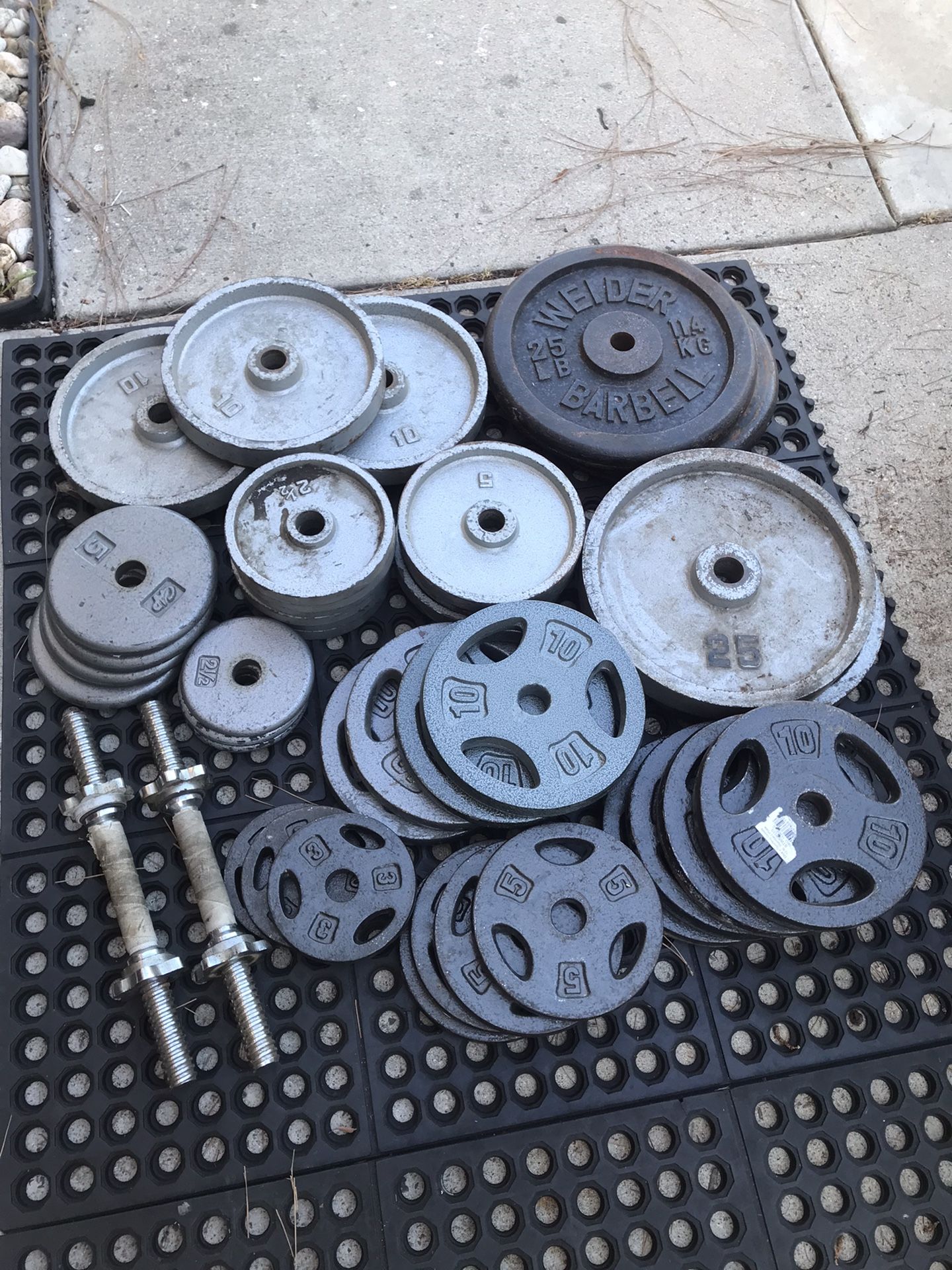 Weights With Dumbbell Handles