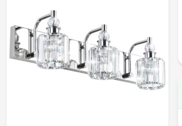 Lámpara de tocador de cristal