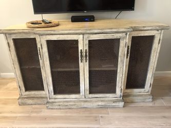 Beautiful Custom sideboard/Hutch 64X27X36 tall And 26Deep