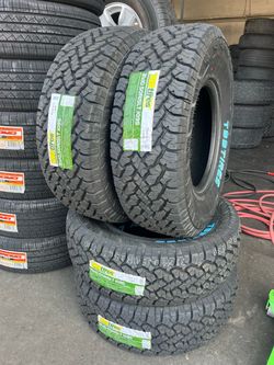 LT 31/10,50/R15 marca ARISUN las 4 llantas nuevas instaladas y balanceadas