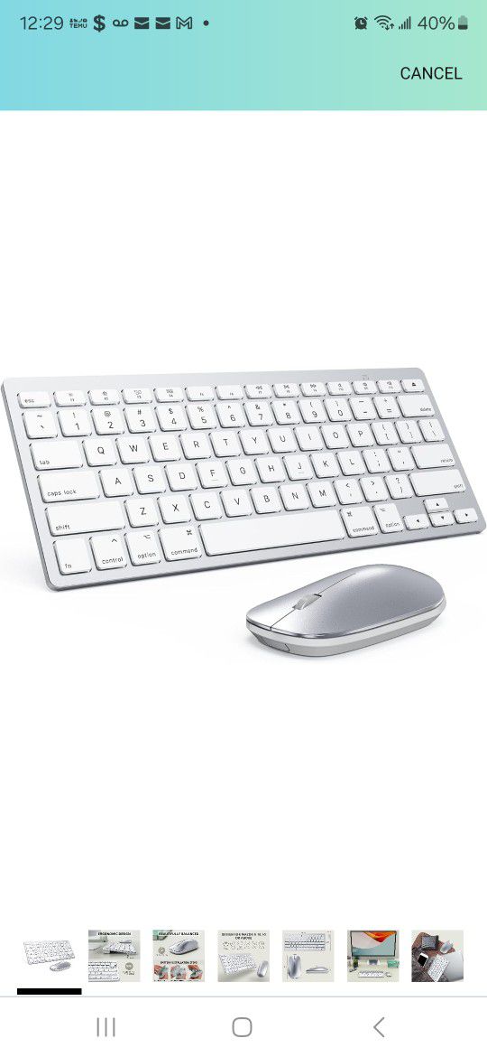 Wireless keyboard and mouse Combo