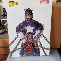 Captain America double sided laminated poster 10.5 x 16