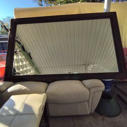 Huge solid wood Floor Mirror