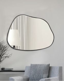 Bed Bath & Beyond Black Asymmetrical Mirror