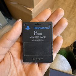 PS2 Memory Card Lot 8MB Sony + 2 Third Party (MagicGate)