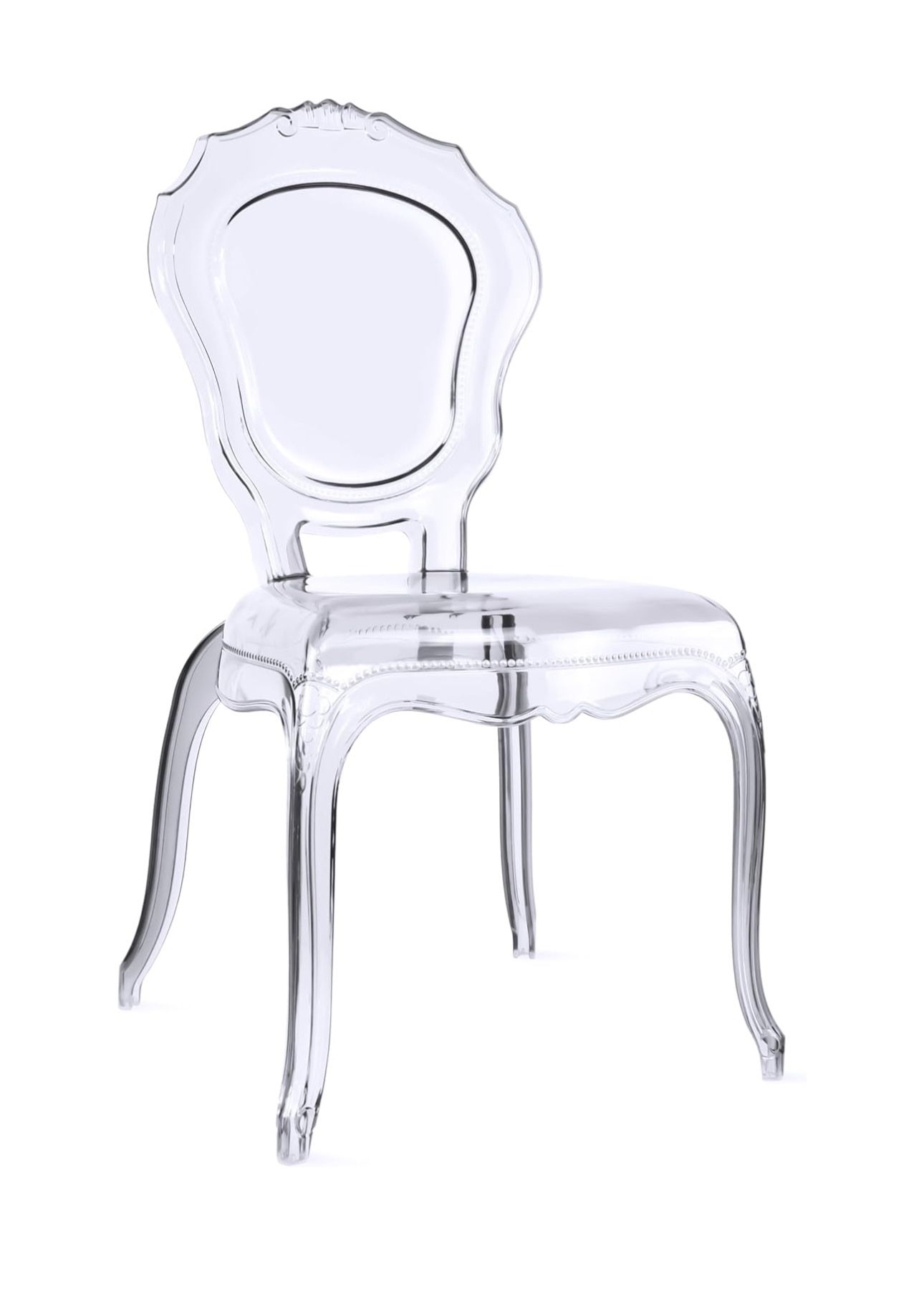 Transparent Vanity Mid Century Ghost Chair