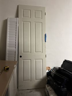 6 Panel Interior Door 98”x32”