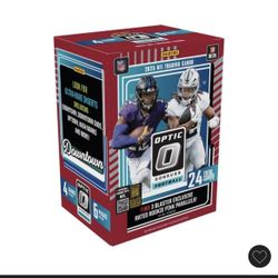 2025 Panini NFL Optic Donruss Football Trading Card Blaster Box