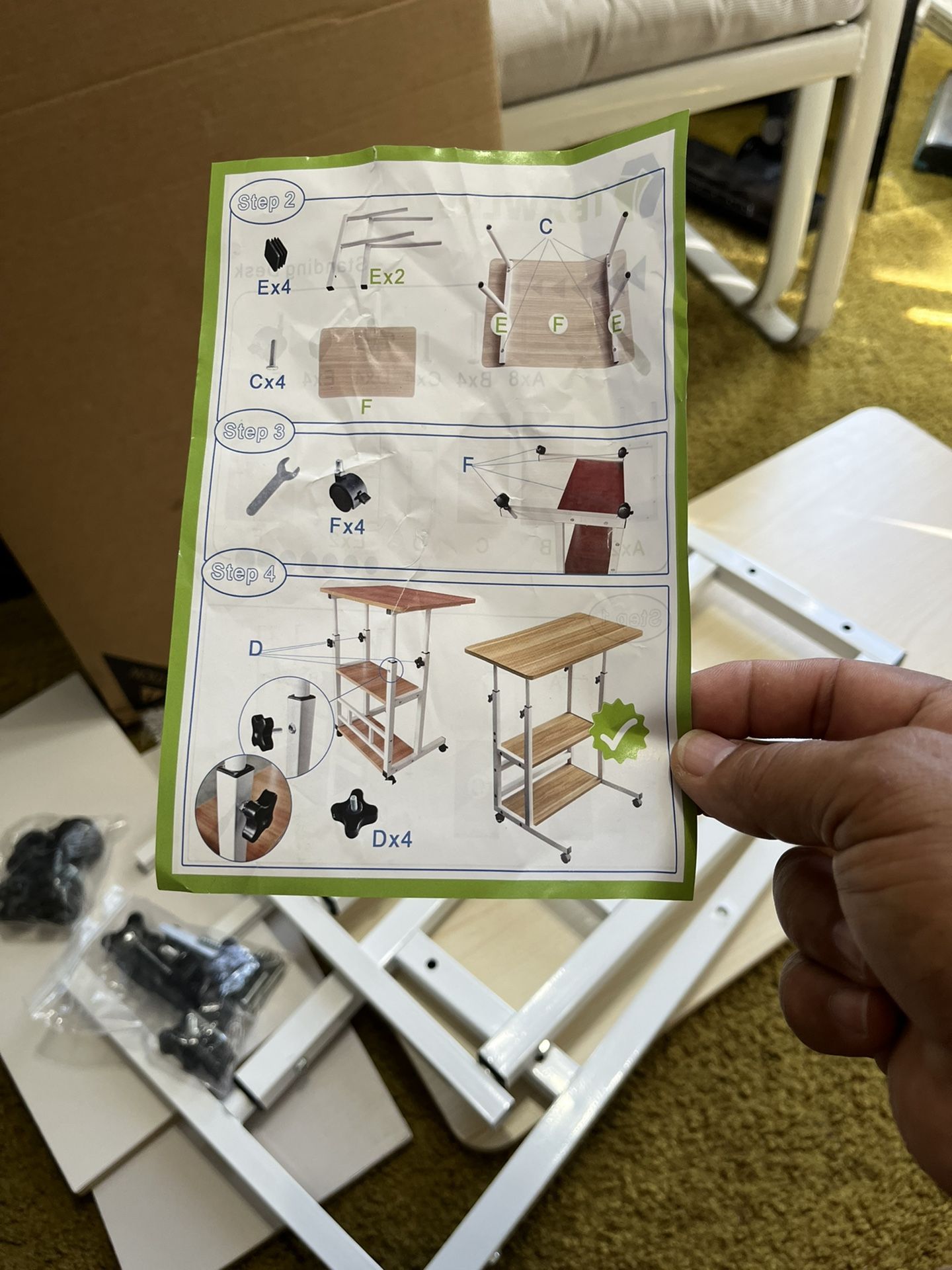 Mesita Multiuso, Nueva En Su Caja. Util Para Cualquier Lugar De Tu Casa U Oficina.