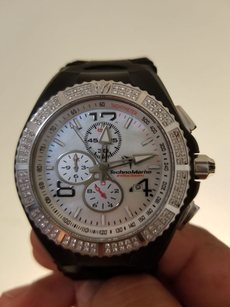 TechnoMarine Cruise Magnum diamond watch