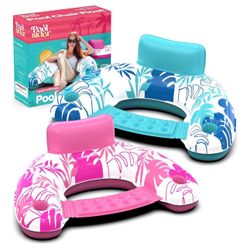 Set Of 2 Pool Floating Chairs 