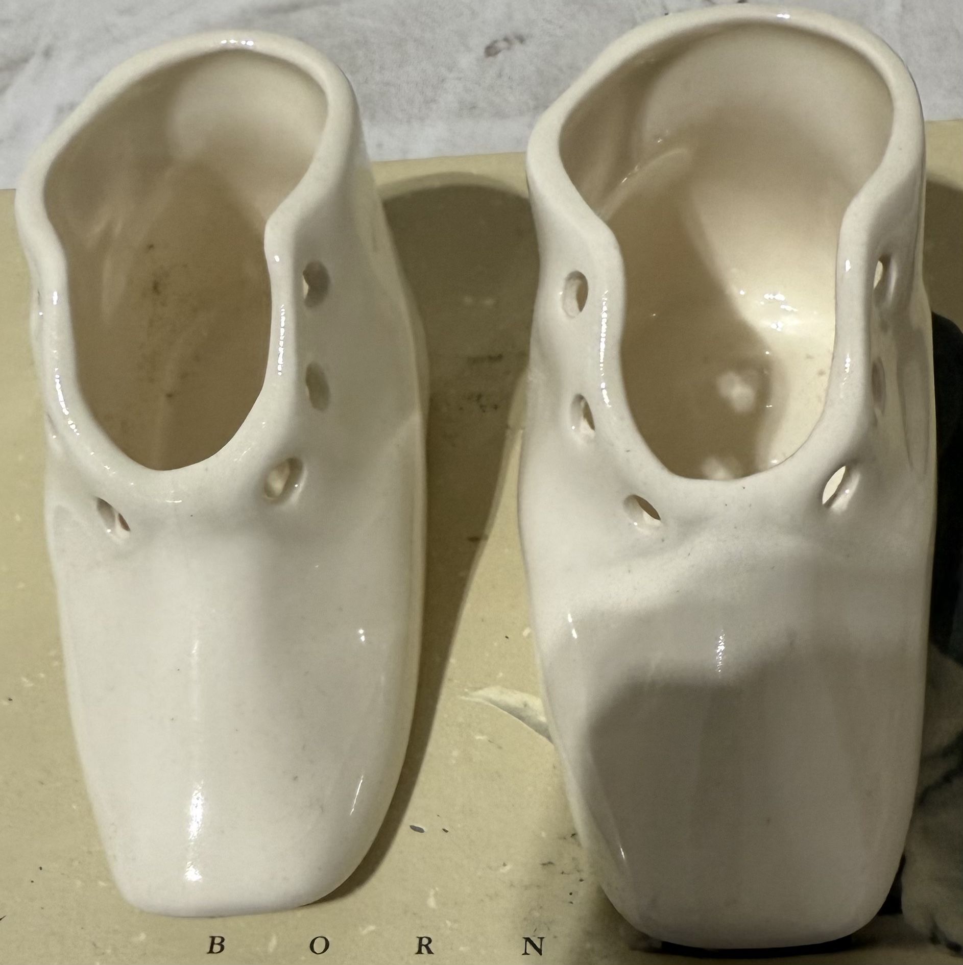 Ceramic Baby Shoes