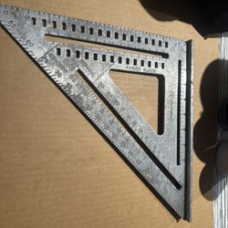 Johnson 12 in. L Aluminum Rafter Square USA made $15 in n Lakeland 