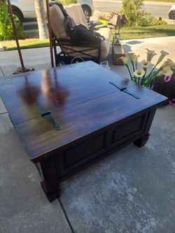 Dark Wood Coffee Table