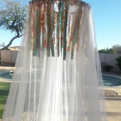 Airy Handmade Bohemian Bed Net🌸🦋🌼