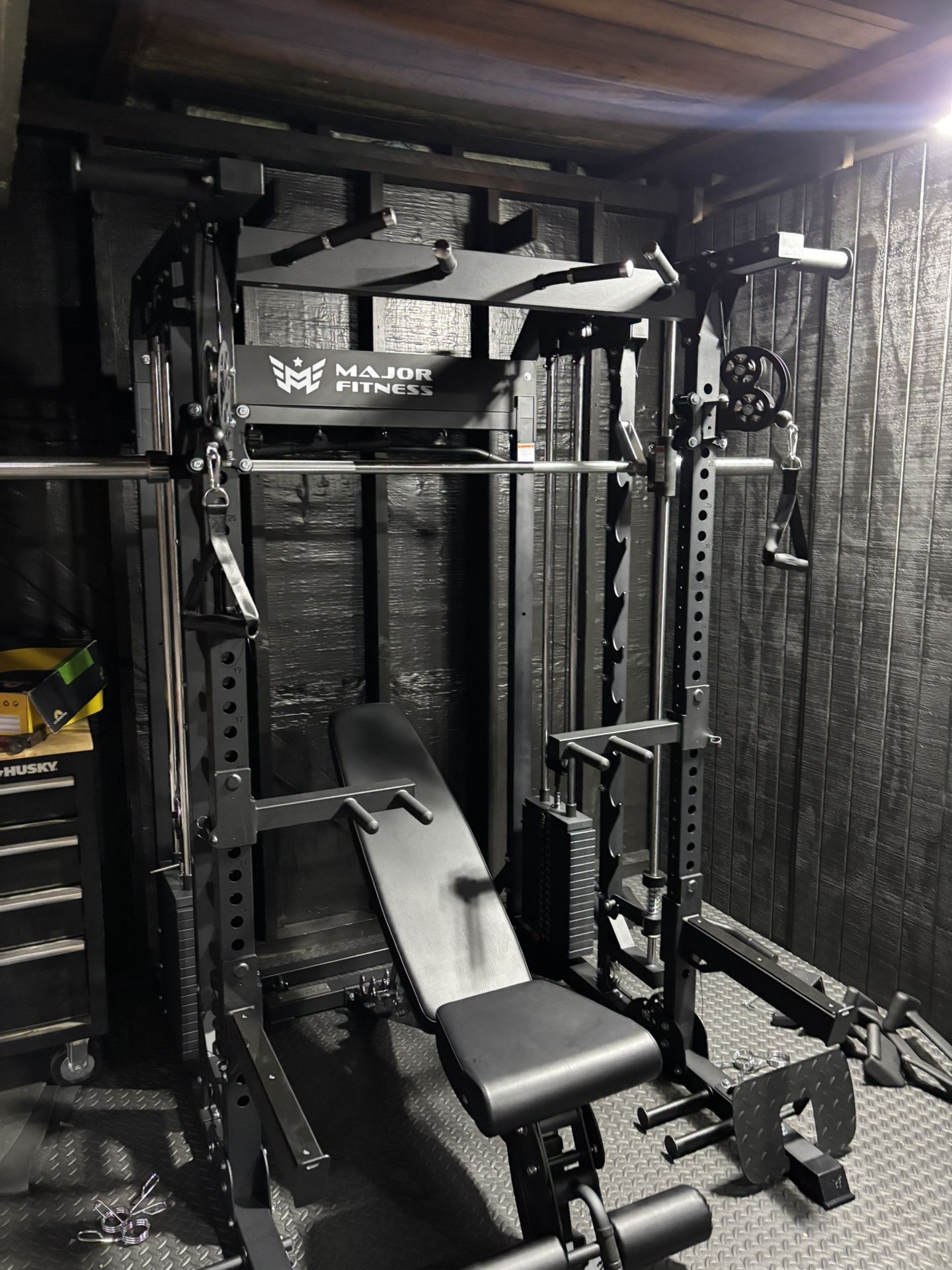 GYM EQUIPMENT/ SMITH MACHINE/ ADJUSTABLE PULLEY SYSTEM/ HALF RACK/ FUNCTIONAL TRAINER/ FREE DELIVERY 