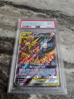 PSA 10 SM210 Moltres Zapdos Articuno GX Promo Tag Team Hidden Fates ETB Pokemon
