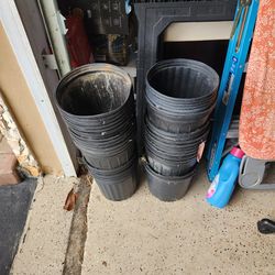 Planting pots. The entire lot for 20 bucks