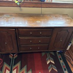 FREE Wood Dresser/buffet Table 