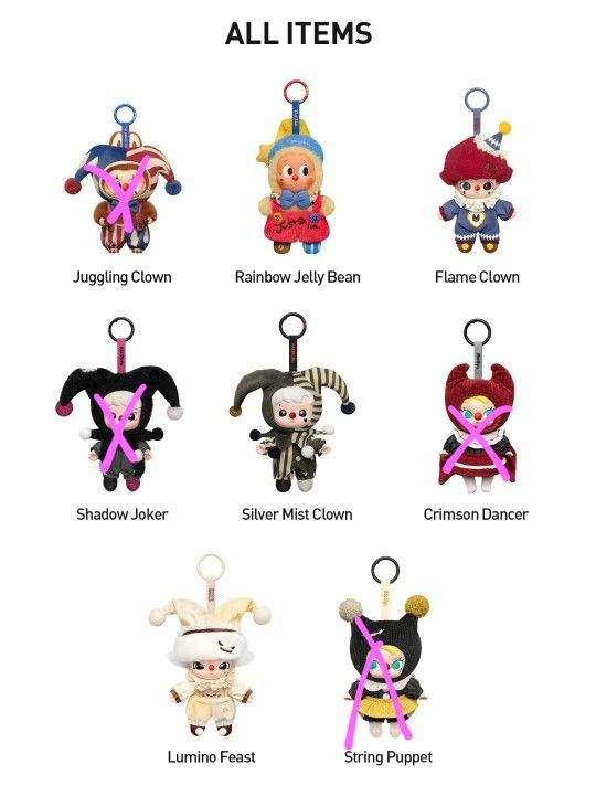 Pop Mart Why So Serious Plush Pendants