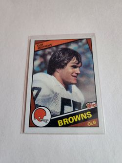 Clay Matthew's 84 Topps NFL card