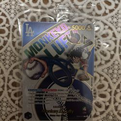 One Piece Luffy Dodger Card 