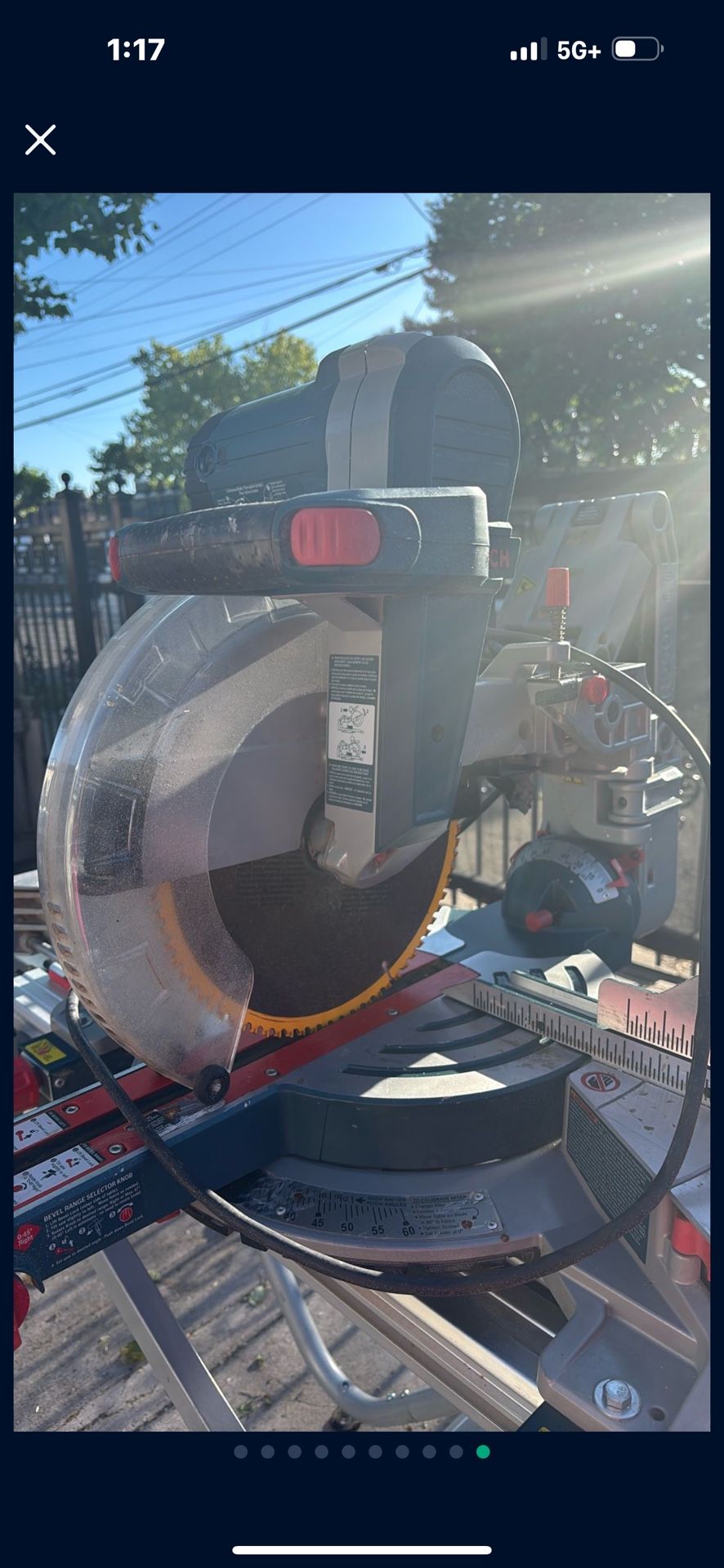 bosch miter saw whit gravity stand