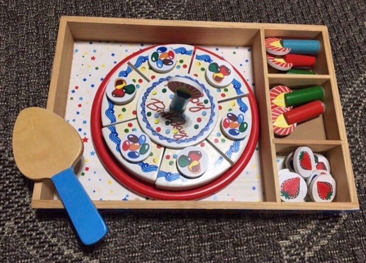 Melissa & Doug Wooden Birthday Cake