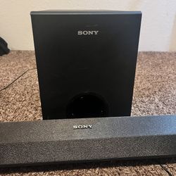 Sony Sound Bar And Speaker 
