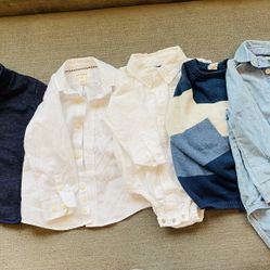Bundle Of 4 Shirts And Jacket For Baby Boy