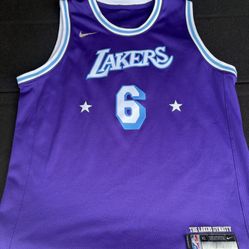 Nike Men's Los Angeles Lakers Lebron James City Edition Jersey