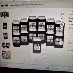 Groom & Groomsmen Beer Holders, NEW