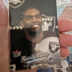 Randy Moss Oakland Raiders Football Cards 