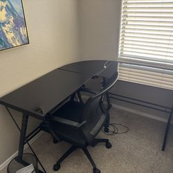 Nice Glass Top Desk