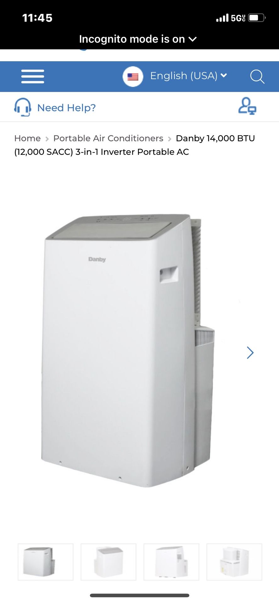 Portable Unidad De aire Acondicionado