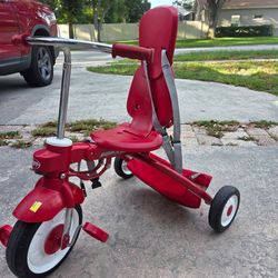 Radio Flyer 4-in-1 Stroll 'N Trike Toddler Tricycle